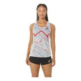 CJ-Line Light Singlet ”Glacier Grey Electric Red”