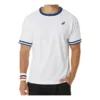 Classic Short Sleeve Top ”White Blue”