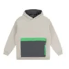 Colorblock Sherpa -huppari ”Beige”