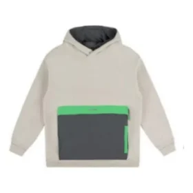 Colorblock Sherpa -huppari ”Beige”