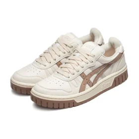 Court MZ Retro Casual -skeittikengät, unisex, valkoinen/ruskea