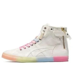 Double Clutch Milk White Retro Casual High Board -kengät ”White Pink”