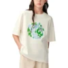 Earth Theme Logo T-paita ”White”
