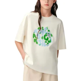 Earth Theme Logo T-paita ”White”