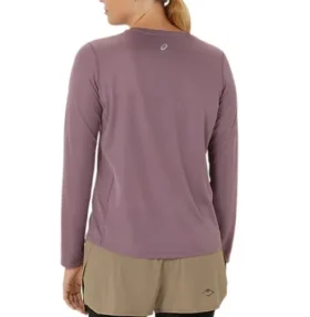 Fujitral-logolla varustettu pitkähihainen T-paita ”Dusty Mauve”