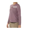 Fujitral-logolla varustettu pitkähihainen T-paita ”Dusty Mauve”