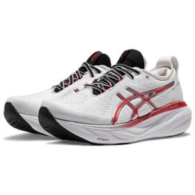 Gel-Nimbus 25 ”White Classic Red”