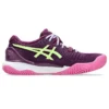 GEL-Resolution 9 Padel ”Deep Mauve Lime Green”