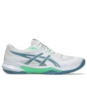 GEL-Tactic 13 Wide 2E ”White Saba Blue”