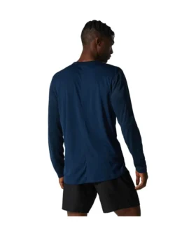 Hopeanvärinen pitkähihainen T-paita ”French Blue”