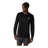 Hopeanvärinen pitkähihainen yläosa ”Performance Black”