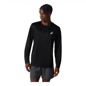 Hopeanvärinen pitkähihainen yläosa ”Performance Black”