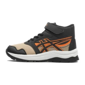 LAZERBEAM korkeavartiset lenkkarit ”Black Orange Beige”