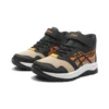 LAZERBEAM korkeavartiset lenkkarit ”Black Orange Beige”