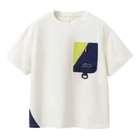Logo-paikkataskullinen T-paita ”White”