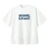 Logo-painettu T-paita ”White Blue”