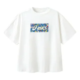 Logo-painettu T-paita ”White Blue”
