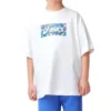 Logo-painettu T-paita ”White Blue”