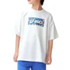 Logo-painettu T-paita ”White Blue”