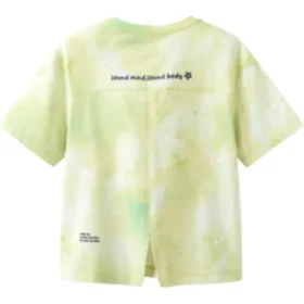 Logo-T-paita ”Green Yellow White”