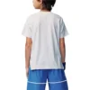 Logo-T-paita ”White Blue”