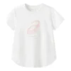Logo-T-paita ”White Pink”
