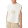 Logo Vest ”White Beige”