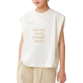Logo Vest ”White Beige”
