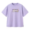 Logopainettu T-paita ”Purple”