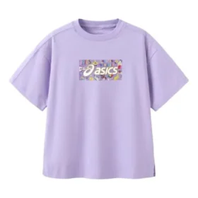 Logopainettu T-paita ”Purple”
