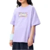 Logopainettu T-paita ”Purple”