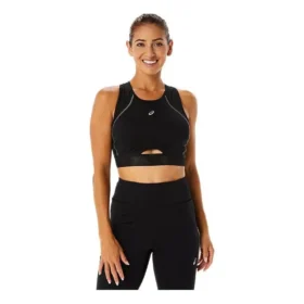 Mesh Panel Training Bra ”Black”