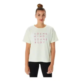Training Core Relaxed Graphic T-paita ”Whisper Green”