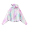 Värikäs batwing-hihainen takki ”Multi-Color”